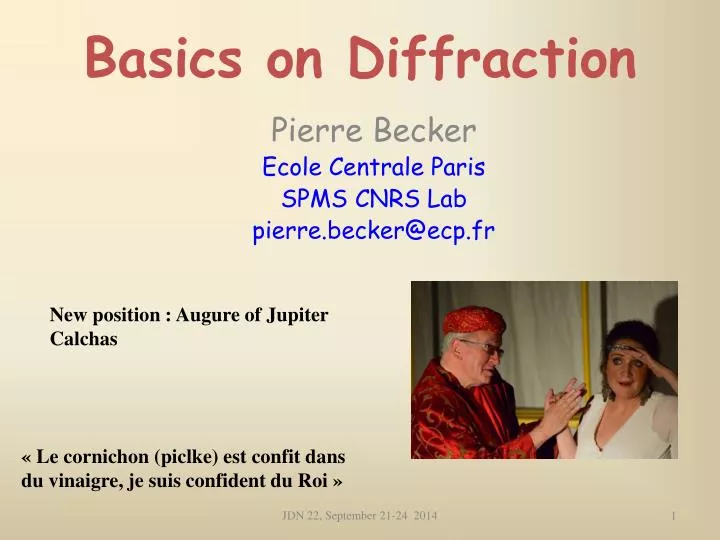 PPT - Basics on Diffraction PowerPoint Presentation, free download - ID ...
