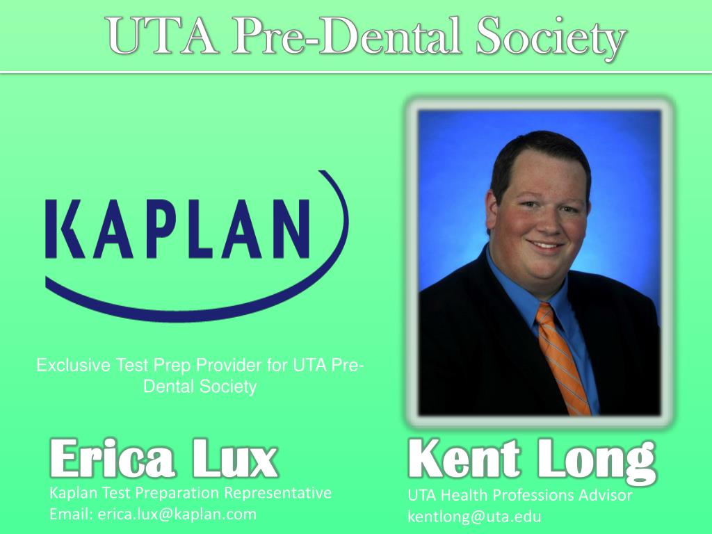 PPT UTA PreDental Society PowerPoint Presentation, free download