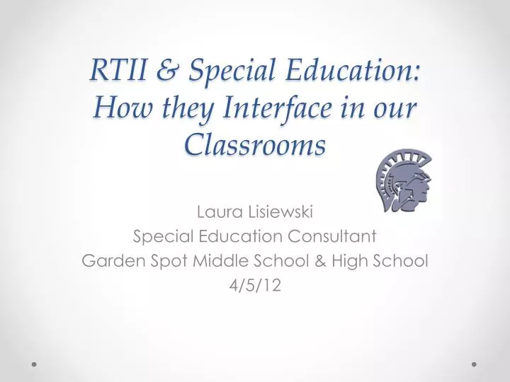 rtii special education how they interface in our classrooms n.