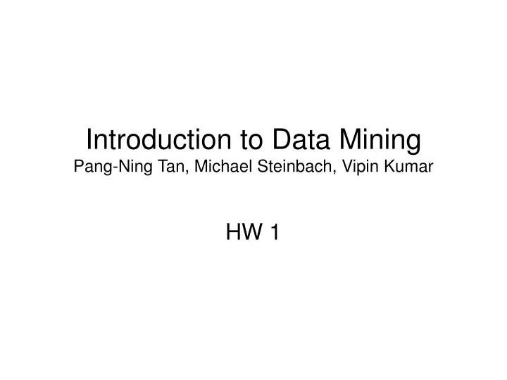 introduction to data mining tan steinbach kumar pdf download