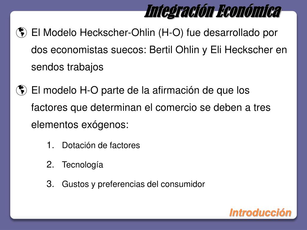 PPT - Integración Económica PowerPoint Presentation, free download -  ID:7080879