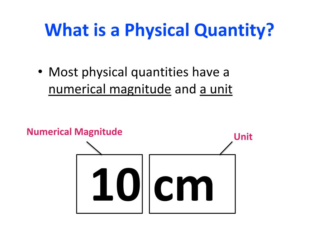 assignment of physical quantity