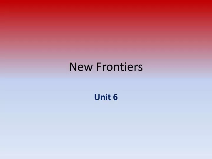 new frontiers n.