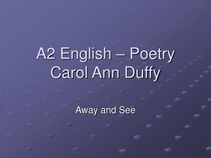 an analysis of the poetry by carol ann duffy A reading and gloss of duffy’s poem ‘the love poem’ appeared in carol ann duffy’s 2005 collection rapture it’s a love poem about love poetry, which uses other poets’ words to create a collage. an analysis of the poetry by carol ann duffy A reading and gloss of duffy’s poem ‘the love poem’ appeared in carol ann duffy’s 2005 collection rapture it’s a love poem about love poetry, which uses other poets’ words to create a collage.