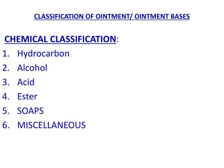 PPT OINTMENTS MS. WAJIHA IFFAT PowerPoint Presentation ID7083213