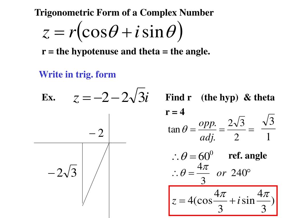 PPT 6 5 Trig Form Of A Complex Number PowerPoint Presentation Free Download ID 7083239