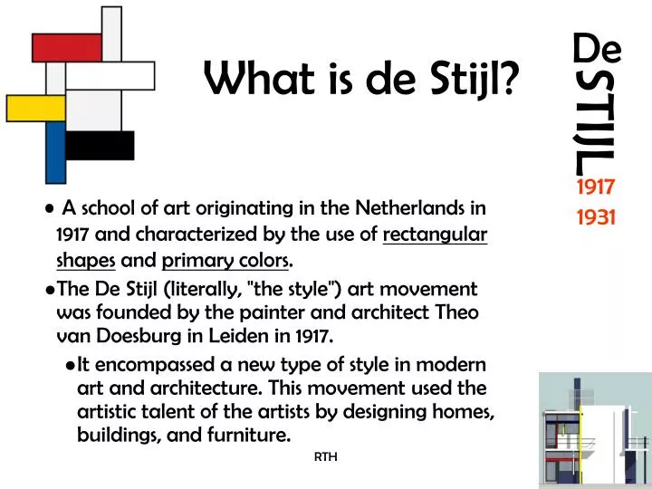PPT What Is De Stijl PowerPoint Presentation Free Download ID 7083449