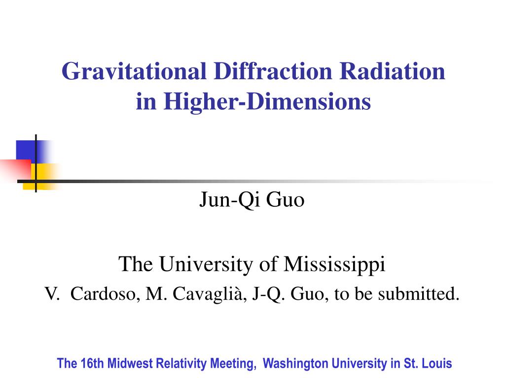 Ppt Jun Qi Guo The University Of Mississippi V Cardoso M Cavagli A J Q Guo To Be Submitted Powerpoint Presentation Id