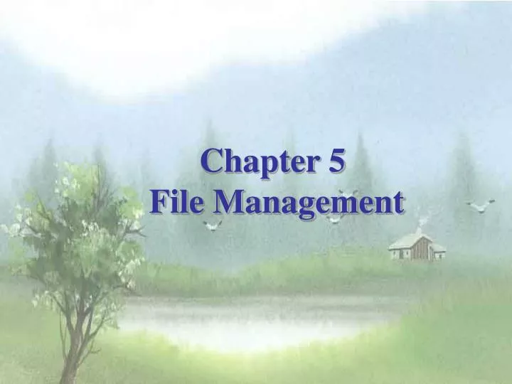 chapter 5 file management n.