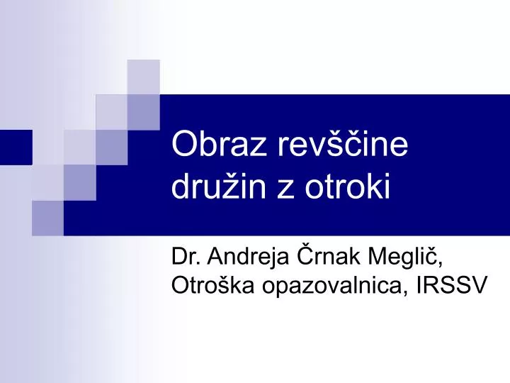 PPT - Obraz Revščine Družin Z Otroki PowerPoint Presentation, Free ...