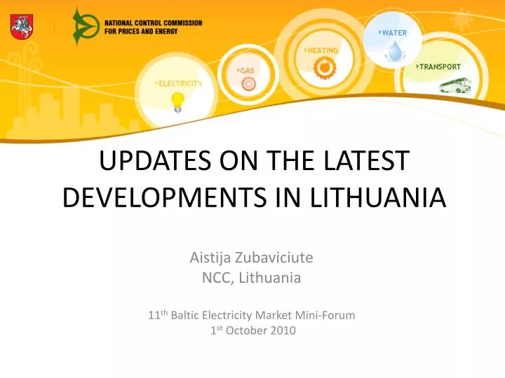 updates on the latest developments in lithuania n.