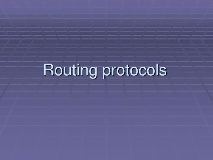 PPT - Routing Protocols PowerPoint Presentation, Free Download - ID:7089773