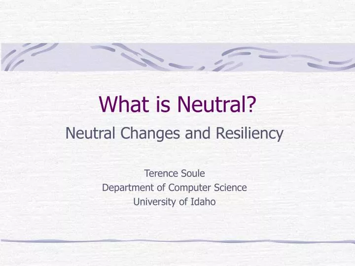 what is neutral n.