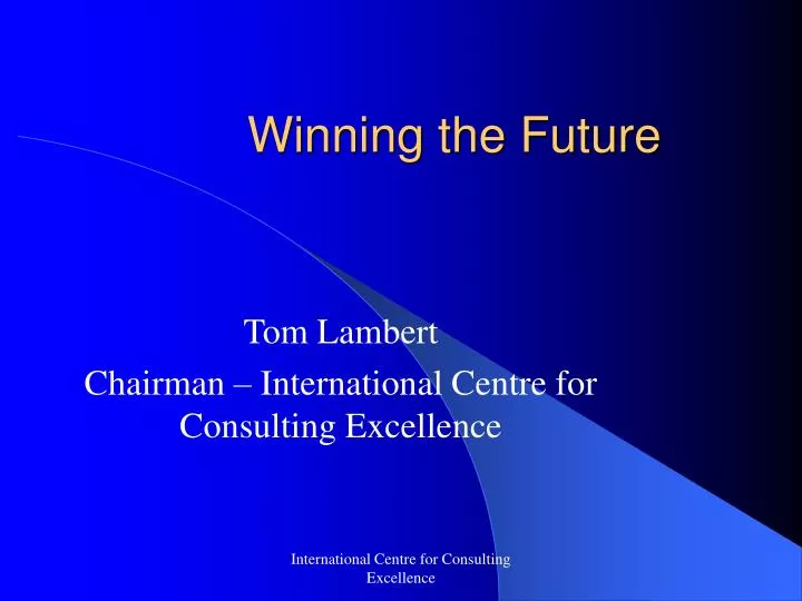 winning the future n.