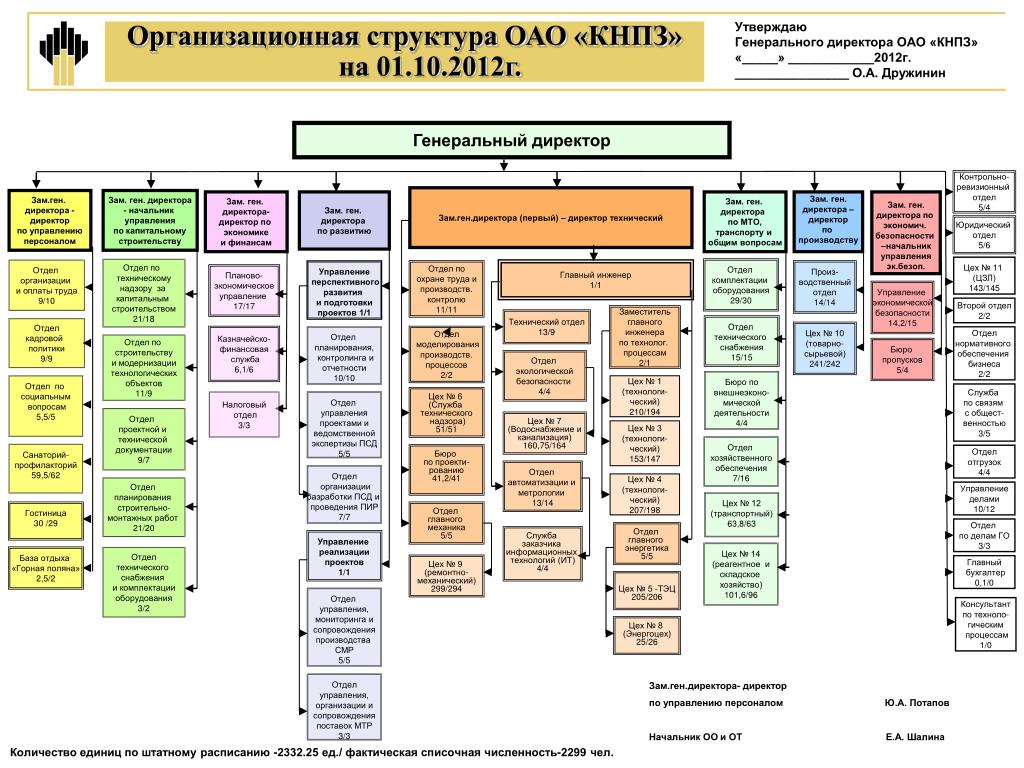 Схема организационная структура оао сургутнефтегаз