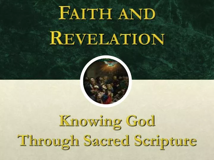 faith and revelation essay