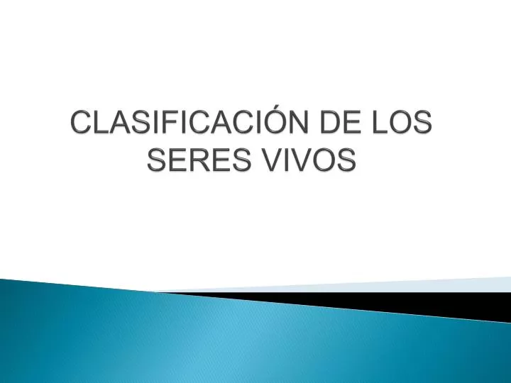 clasificaci n de los seres vivos n.