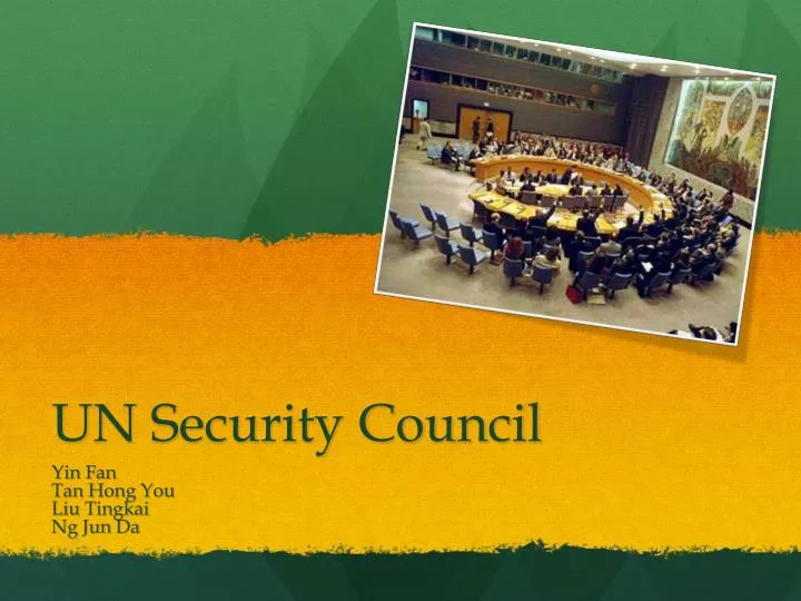 un security council n.