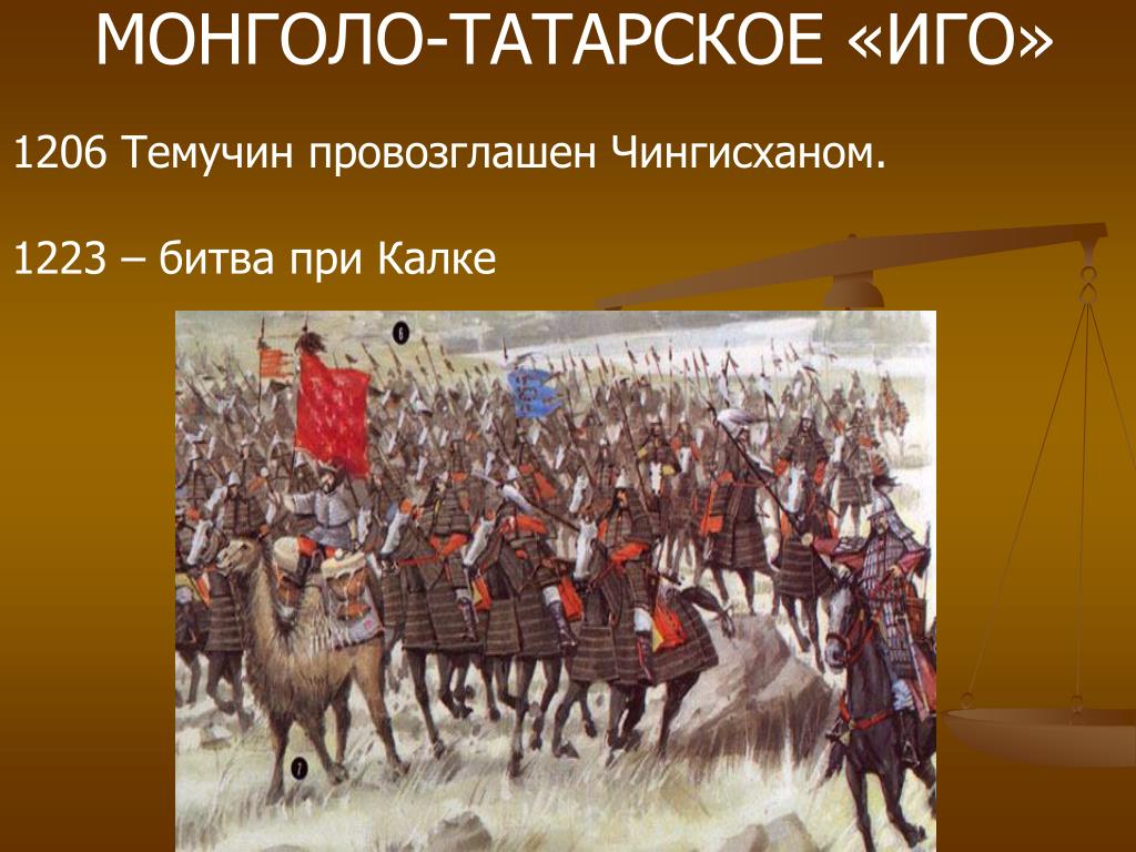 Время татарского ига