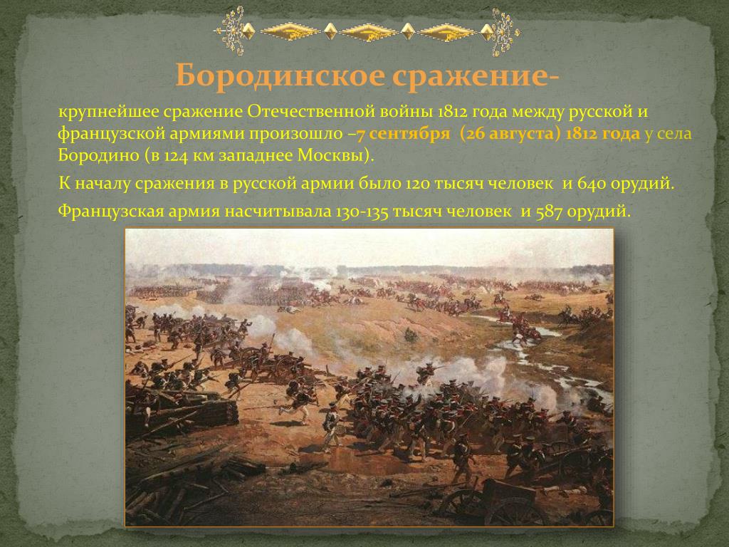 Решающее сражение отечественной войны 1812 года. Картине Рубо Бородинская битва 5 класс. Крупнейшее сражение Отечественной войны 1812.