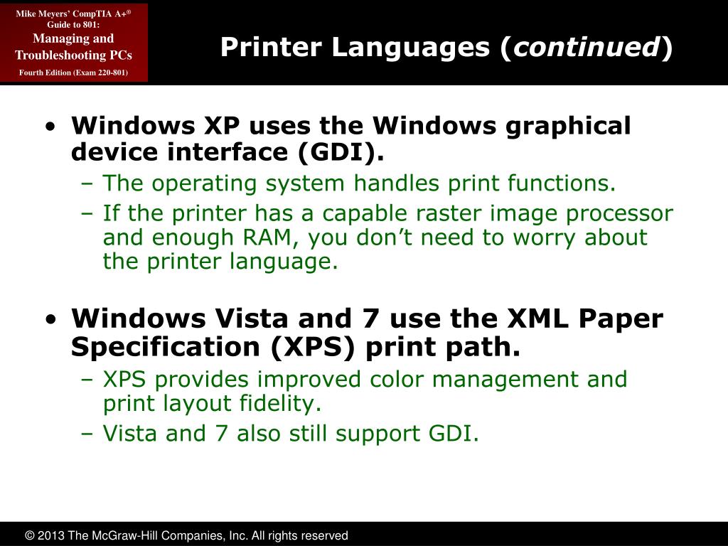 PPT Printer Technologies and Installation PowerPoint Presentation