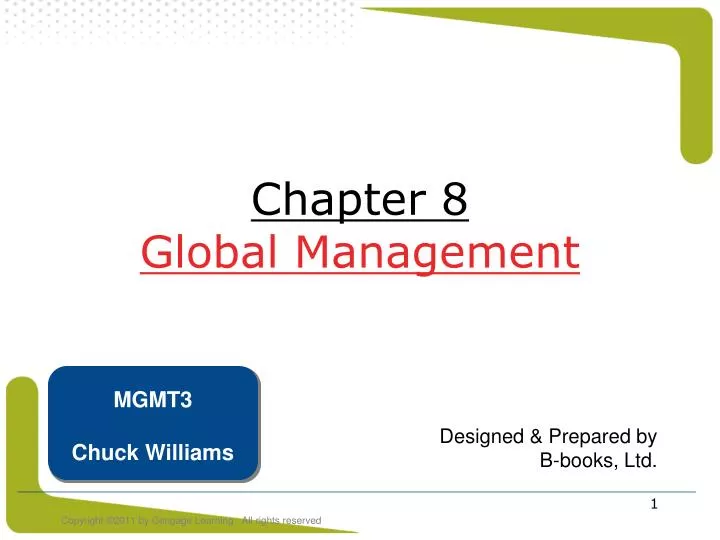 chapter 8 global management n.
