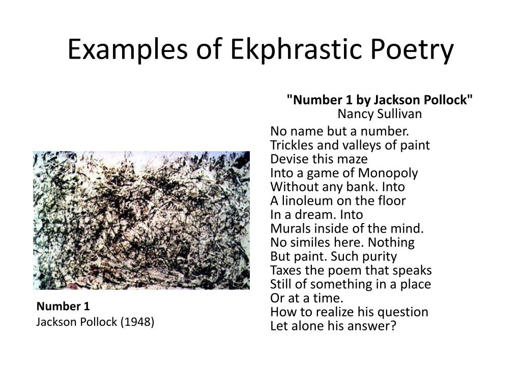 PPT - Ekphrastic Poetry PowerPoint Presentation, free download