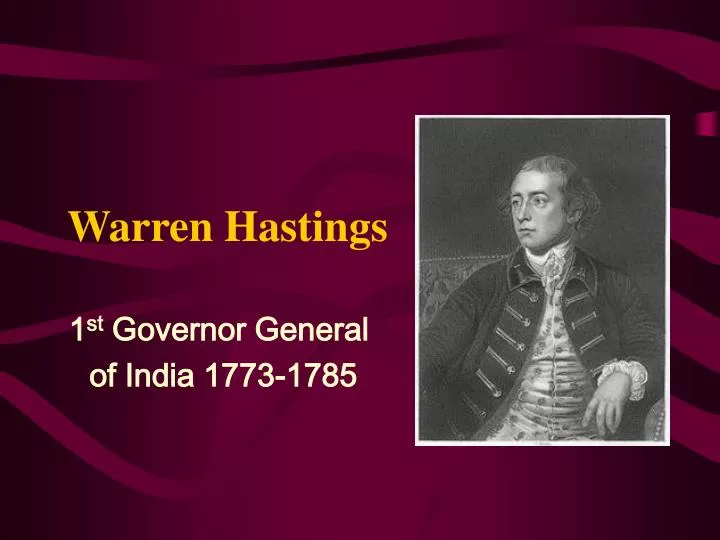 warren hastings n.