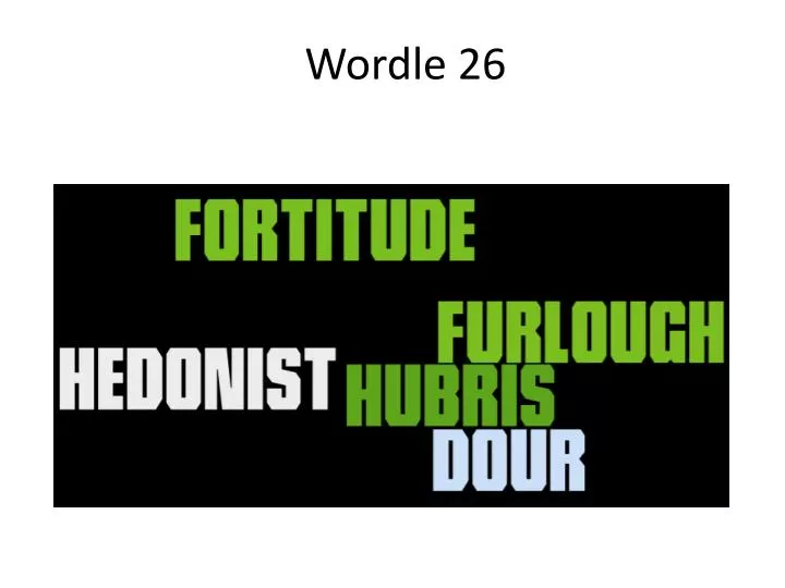 PPT Wordle 26 PowerPoint Presentation, free download ID7099171