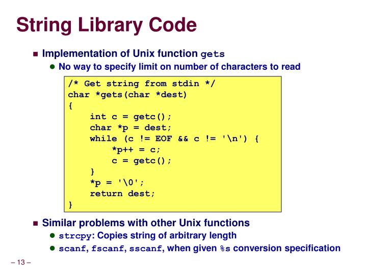 PPT - Machine-Level Programming V: Miscellaneous Topics PowerPoint ...