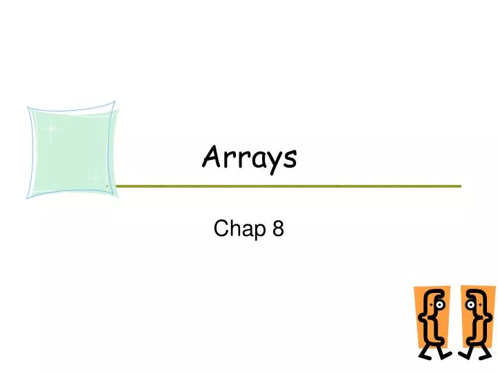 PPT - Arrays PowerPoint Presentation, free download - ID:7101933