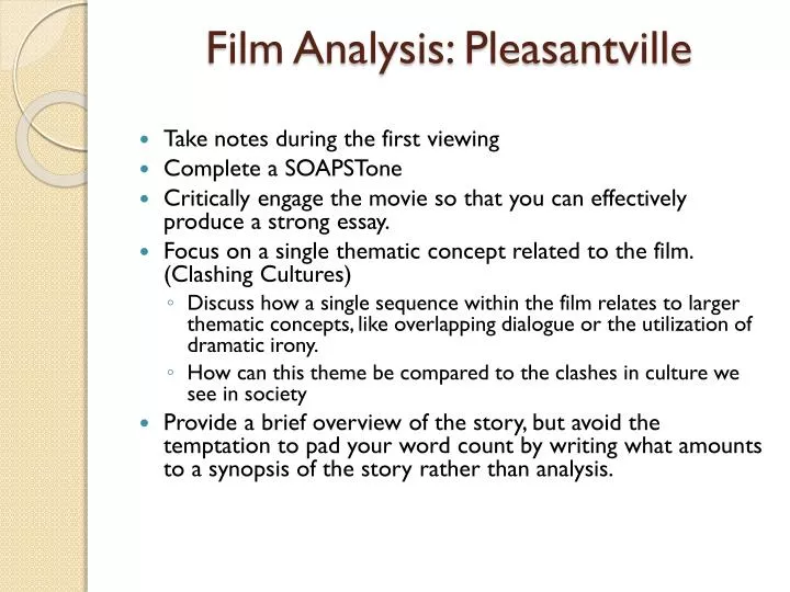 Film essays