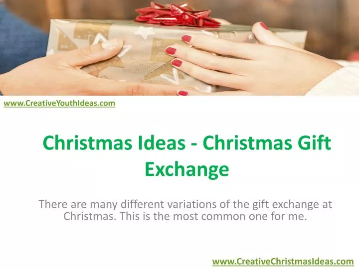 christmas ideas christmas gift exchange n.