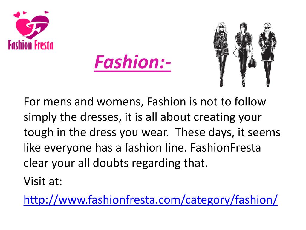 PPT - Online Fashion Blog PowerPoint Presentation, free download - ID ...