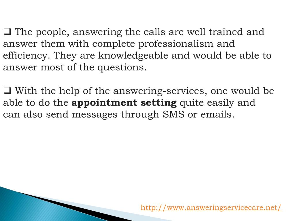 PPT A guide to 24 hour telephone answering service PowerPoint Presentation ID7107925