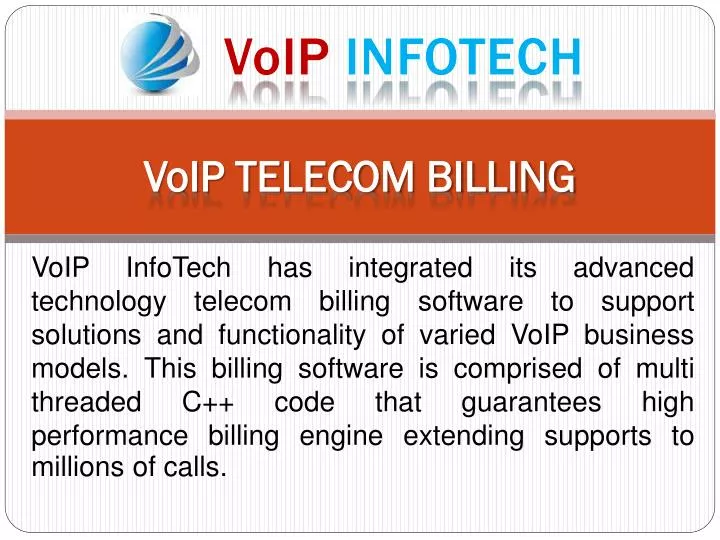 voip telecom billing n.