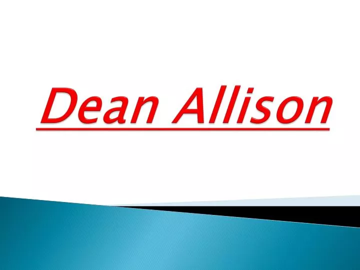 dean allison n.