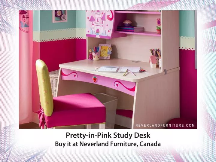 Ppt Princess Line Kids Furniture Pretty Pink Desk Powerpoint