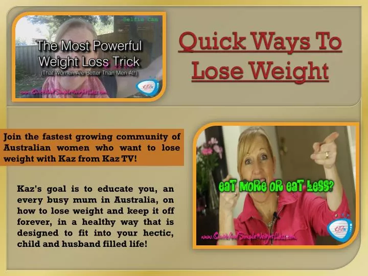 quick ways to lose weight n.
