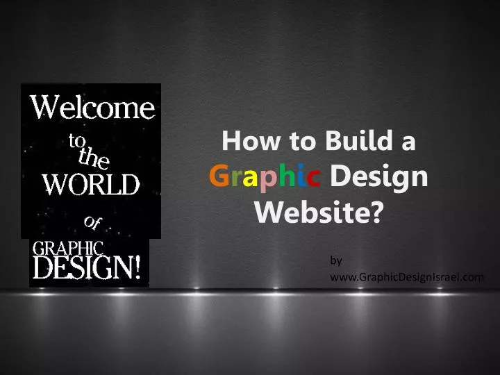 how to build a g r a p h i c design website n.