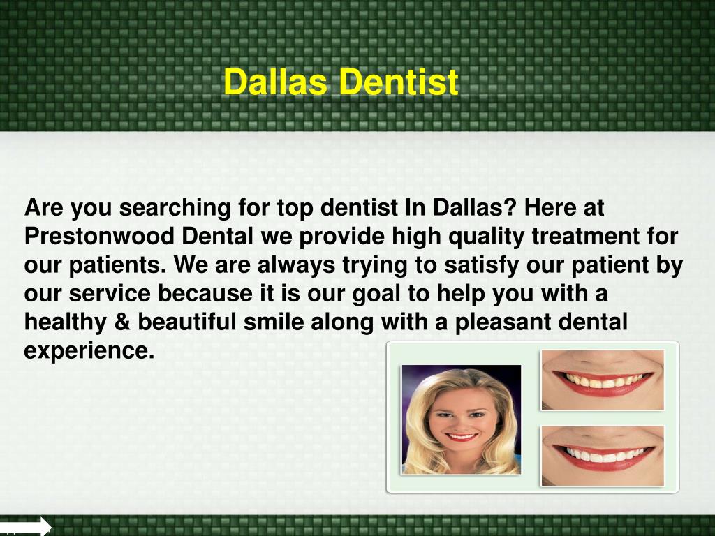 PPT Dallas Dentist PowerPoint Presentation, free download ID7108966