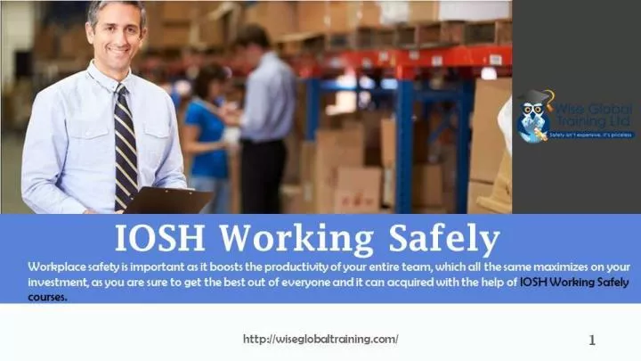 Ppt Iosh Working Safely Powerpoint Presentation Free Download Id 7109039