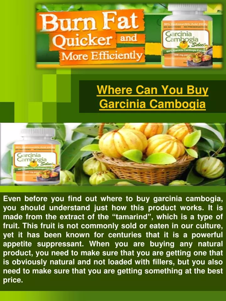 where can you buy garcinia cambogia n.