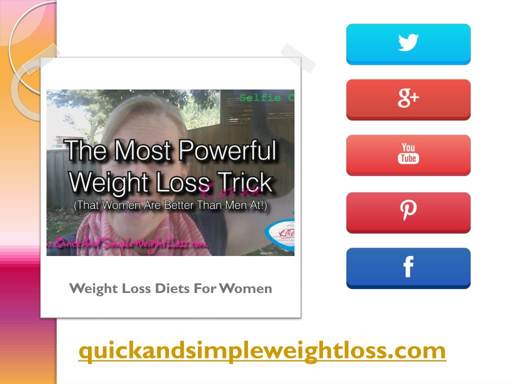 PPT - Best Weight Loss Diet For Women PowerPoint Presentation, free ...