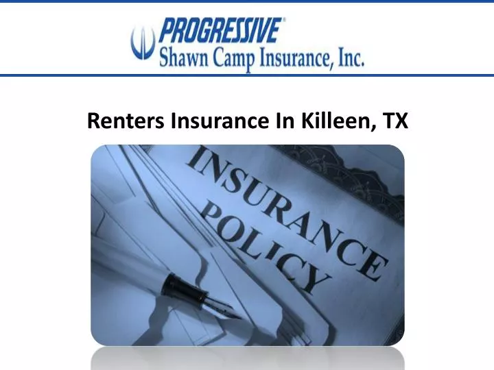 PPT Renters Insurance Killeen, TX PowerPoint Presentation, free