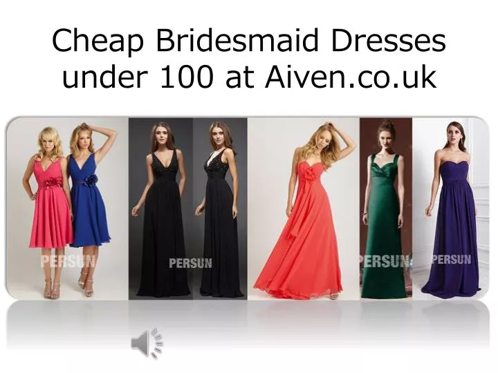 cheap bridesmaid dresses under 100 at aiven co uk n.