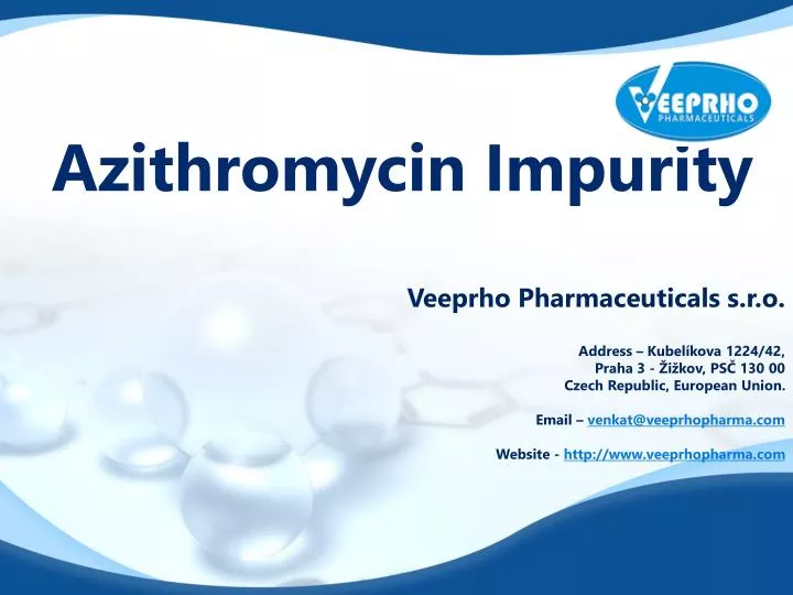 azithromycin powerpoint presentation