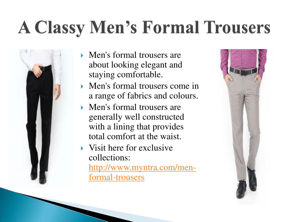 PPT - Fashion Trends for Men’s Formal Trousers PowerPoint Presentation ...