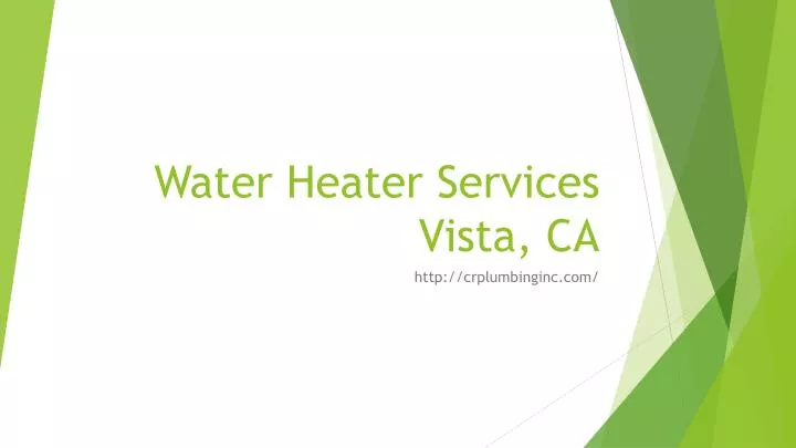 water heater services vista ca n.