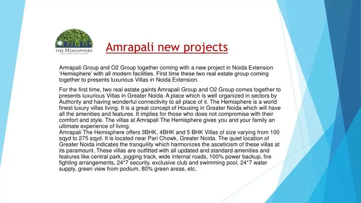 amrapali new projects n.